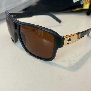 NEW DRAGON THE JAM Rasta BLACK SUNGLASSES